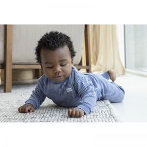 Pyjama met lange mouwen Blue Melange
