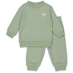 Pyjama met lange mouwen Groen melange