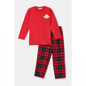 Kerstpyjama 407 rood