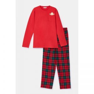 Kerstpyjama 407 rood