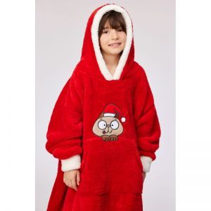Oversized sweater kerst 407 rood