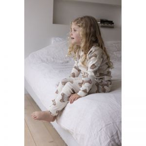 Pyjama Teddy Bear Offwhite Melang