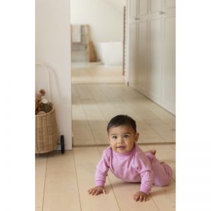 Pyjama met lange mouwen Roze melange