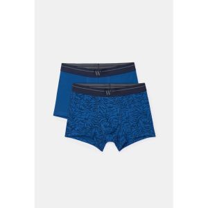 Heren boxershorts 2-pack 019 donkerblauw