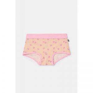 Meisjes slip, shorty 2-pack 011 roze + vlin
