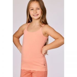 Meisjes singlet 506 perzikoranj
