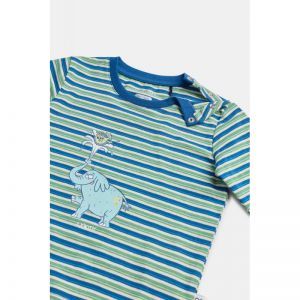Baby jongenspyjama 908 groen-blauw
