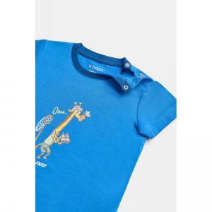 Baby pyjama korte mouwen 837 hoogblauw