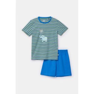 Jongenspyjama met korte mouwen 908 groen-blauw