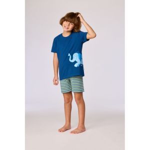 Jongenspyjama korte mouwen 887 donkerblauw