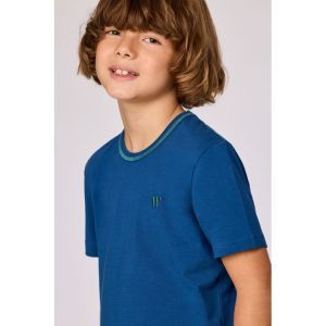 Jongens pyjama korte mouwen 887 donkerblauw
