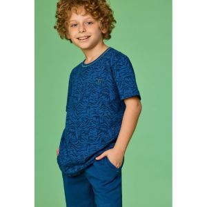 Jongens pyjama korte mouwen 912 palmbomen p