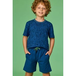 Jongens pyjama korte mouwen 912 palmbomen p