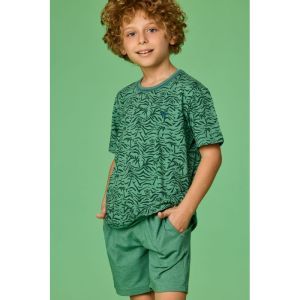 Jongens pyjama korte mouwen 913 palmbomen p