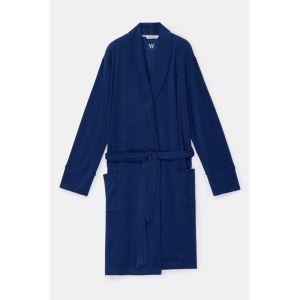 Heren badjas 873 donkerblauw
