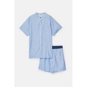 Herenpyjama 991 streep blau
