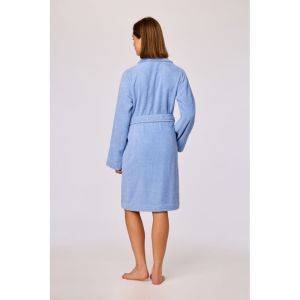 Dames badjas 840 blauw