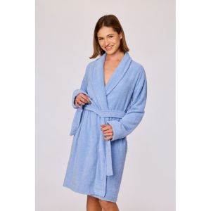 Dames badjas 840 blauw