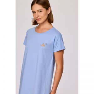 Slaapkleedje, korte mouwen 840 blauw