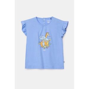 Meisjespyjama met korte mouwen 840 blauw