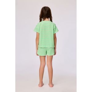 Setje in badstof 922 groene stre