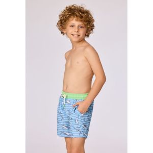 Jongens zwemshort 934 blauwe haai