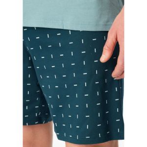 Herenpyjama, korte mouwen 708 mint