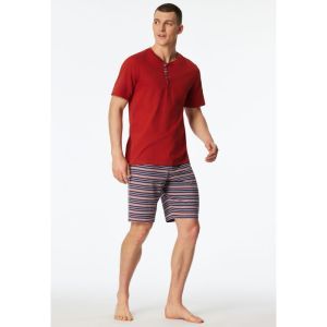 Heren pyjama korte mouwen 500 rot