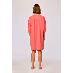 Kleedje in tetrastof 432 rood roos