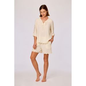 Setje in tetrastof 149 licht beige