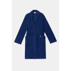 Dames badjas 873 donkerblauw