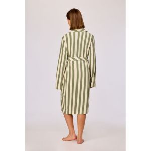 Dames badjas 982 streep groe
