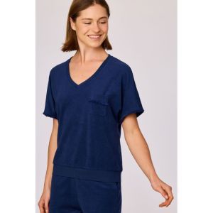 Setje in badstof 873 donkerblauw