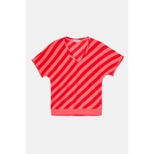 Setje in badstof 983 streep rood