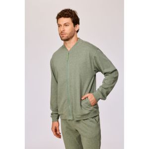 Heren Homewear set 788 kaki groen