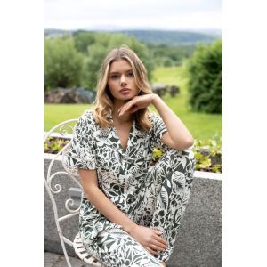 Damespyjama Louise groen