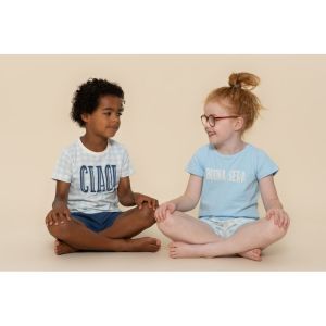 Girls short set Light blue