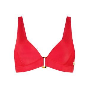 Bikini top triangle push-up 1524 bright red
