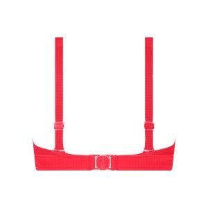 Bikini top triangle push-up 1524 bright red