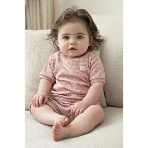 Feetje pyjama korte mouwen Mauve