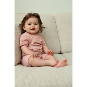 Feetje pyjama korte mouwen Mauve