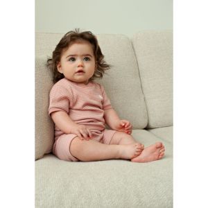 Feetje pyjama korte mouwen Mauve