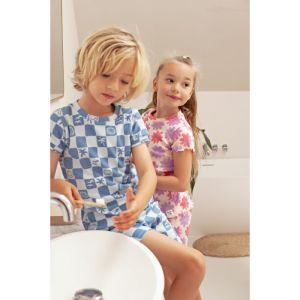 Feetje pyjama met korte mouwen Blauw