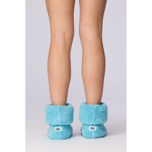 Pantoffels met oogjes 824 blauw