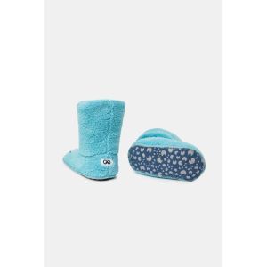 Pantoffels met oogjes 824 blauw