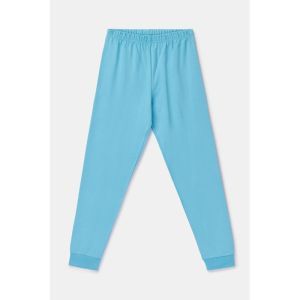 Jongenspyjama lange mouwen 904 blauwe stre