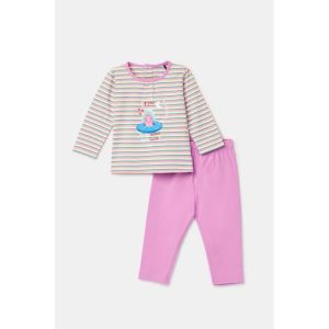 Baby meisjespyjama lange mouw 906 multicolor