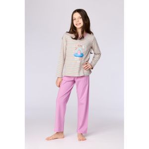 Meisjespyjama lange mouwen 906 multicolor