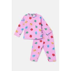 Baby meisjespyjama lange mouw 918 alien allov
