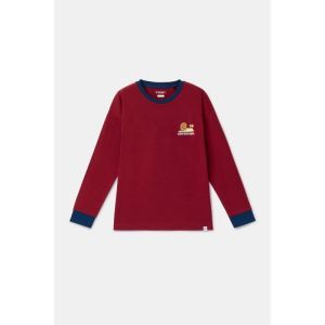 Jongenspyjama lange mouwen 471 bordeaux